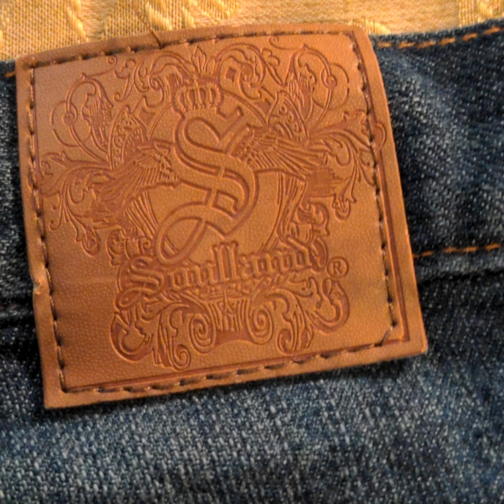 Soulland Fleur De Lis Pocket Jeans - Picture 3 of 10